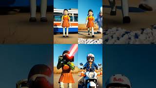 Squid Game Doll 🎎 Top Best Ai Video Part 46 || #squidgame #ai #shorts #ruinedbyai #trending #top