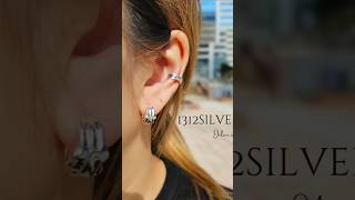 #時尚 #時尚穿搭 #簡約風格 #簡約 #純銀 #飾品 #飾品推薦 #飾品店 #accessories #jewellery #耳環 #耳環控
