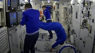 Space log: Taikonauts' break time in space