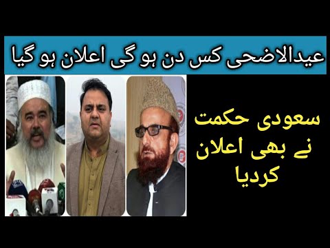 Fawad Chaudhry announced the date of Eidul Adha 2020