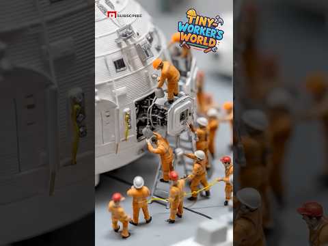 What Happens When Tiny Workers Fix a Spaceship?