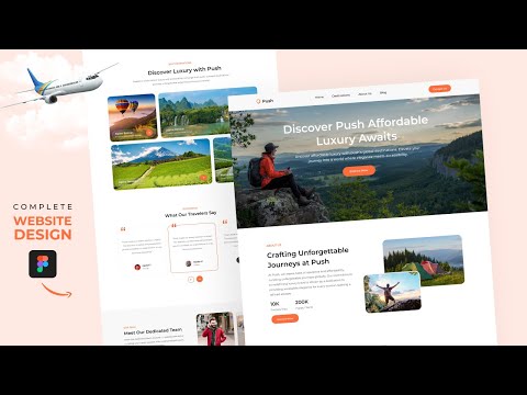 Design a Stunning Travel Website UI in Figma | Full Visual Design Tutorial by GDMentor