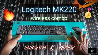 wireless keyboard and mouse |Logitech MK220 Unboxing Review Wireless Keyboard & Mouse Combo