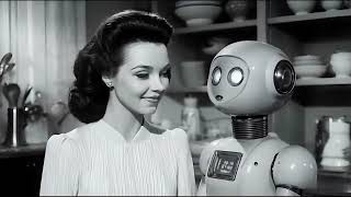 Futures of The Past - 1950s Sci-Fi - AI Microfilm