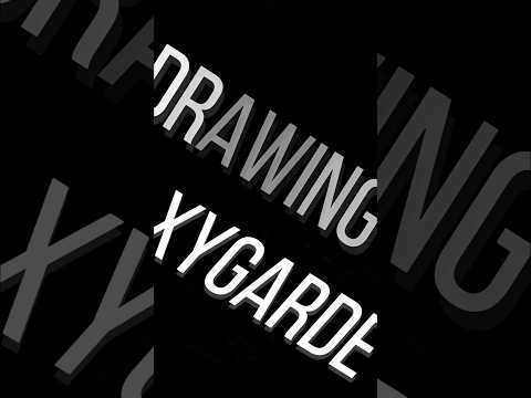Drawing Xygarde. #pokemon #art #edit