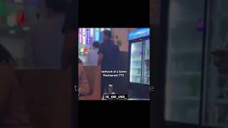 Taekook at a same restaurant💜💚 #taekook #vkook #taehyung #jungkook #shorts #youtubeshorts #subscribe