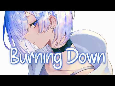 「Nightcore」 Burning Down - Alex Warren ft. Joe Jonas ♡ (Lyrics)