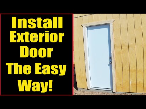 How to Install an Exterior Door in Minutes