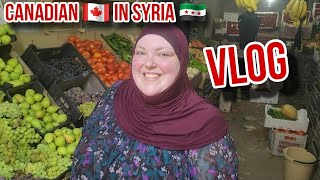 SYRIAN FOOD, MARKETS, MAKING ARABIC COFFEE AND OVERHEATING 