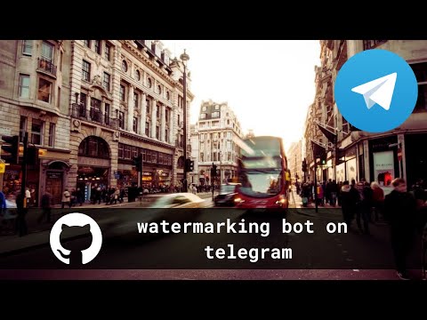 Telegram bot to watermark images, gifs and videos. Superfast free and open source bot.
