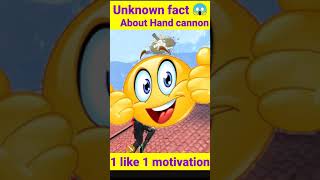 Amazing fact 😱 About Hand cannon ||Garena Free Fire #shorts#devalone#shortsfeed