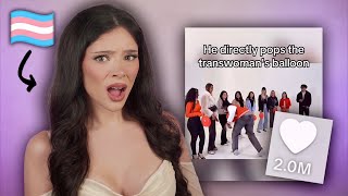 Transphobia ISN'T Attractive | Trans Woman Reacts to VIRAL Clip