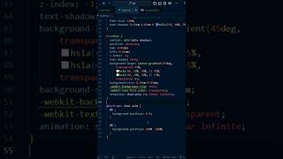 Animated Text Shadow Pattern | HTML CSS #shorts #coding #asmr