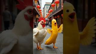 chicken 🐓 banana 🍌 at Chinatown #chinatown #chicken #banana