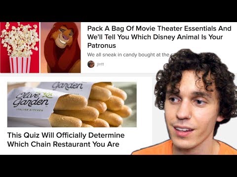 The Absurdity of BuzzFeed Quizzes