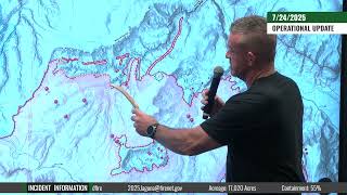 Laguna Fire - Operational Update Video for July 24, 2025