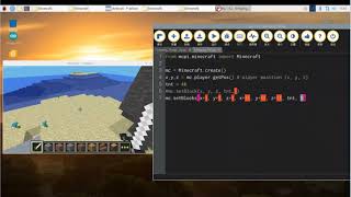CreatePi from MAKEROBOT (3. Minecraft-Python learning  video 8 of 14)