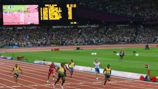 Olympic London 2012: Usain Bolt blitzes 200m men's final. 09-08-2012 Photographs/Fotos