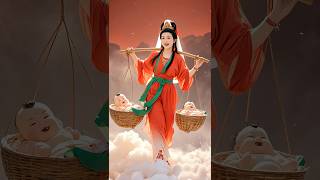 送子觀音 多子多福#观世音菩萨 #福報 #见者好运 #cute #baby #guanyin #财运 #佛教 #佛禅 #健康 #love #buddha #shorts #阿彌陀佛 #lucky #佛
