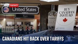 Canadians boycott US goods & cancel holidays over Trump's tariffs