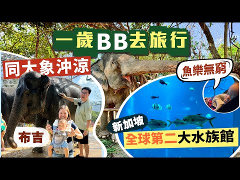 【李老闆】一歲BB去旅行！7日遊東南亞‼️外地湊仔有何「理想與現實」的落差？🫣｜親子遊推介：布吉大象保育園🐘新加坡SEA海洋館🐠｜Ft. SIEMENS