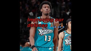 Since James Wiseman arrived (5 games, small sample size the Detroit Pistons rank 13th in defensive😯