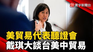 美貿易代表聽證會 戴琪大談台美中貿易 @globalnewstw