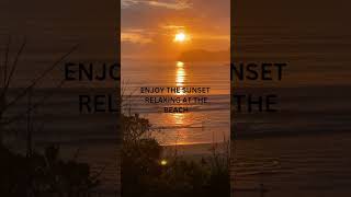 Beautiful Sunset on relaxing beachside! #sunset #sunsetview #beach #view #seaside