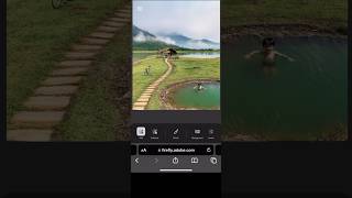 FIREFLYADOBE photoshop Village Edit  through Ai Tools Easy Steps