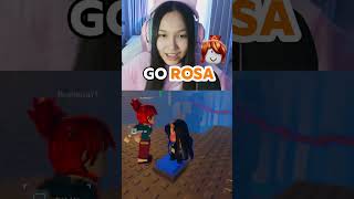 It was so fun to play with Rosa!!🤩👀 #roblox #2playerobby
