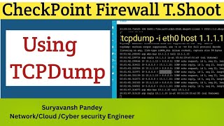 How to Capture Live Traffic on Check Point Firewall Using tcpdump for Wireshark Analysis.