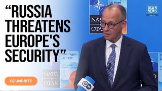 Germany's Merz at NATO Summit: "Russia Threatens Europe's Security" | Dawn News English