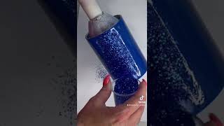 Betsy is a MUST have dark blue! #tumblermaking #howtocrafts #diycrafts #giftmaking #resinart