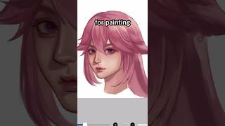 BEST IBISPAINT BRUSH FOR HAIR 💇‍♀️✨?! #ibispaintx #ibispaint #shorts