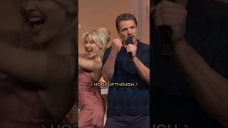 Sabrina Carpenter and Pedro Pascal were killing it at SNL 50😂