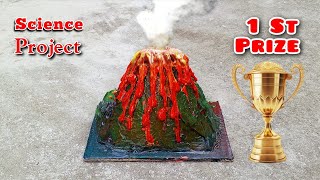 Volcano Working Model | Best & Easy DIY Science Project for School Kids