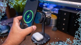 NO MORE HOT PHONE!!  Augnner Qi2 3-N-1 Charger with ACTIVE Cooling Fan Test & Review