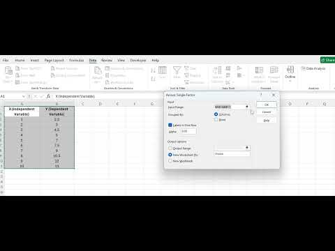 "Master ANOVA in Excel: Step-by-Step Guide for Data Analysis 🚀 #ExcelTips #DataScience #ANOVA"