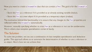 Efficiently Handle Pen References in C+ + : Class Template Specialization Made Easy