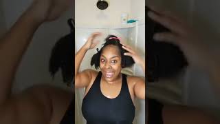 2 Product Wash N Go         #naturalhair #washdayroutine #washandgo #4chair #curlyhairstyles