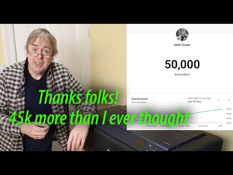 Keith's photography and printing channel. Thanks everyone - never thought we'd get 50k subscribers!