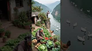 Beautiful village lifestyle of our grandparents#villagelife #lifestyle #ytshorts#shorts #trending#yt