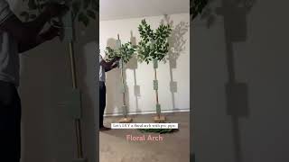 Floral Arch #diy #pvc#diyprojects #decoration #diyprojects #decor #archdesign #wedding
