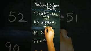 Multiplication trick #mathtricks #kidsvideosforkids #maths #vedicmaths #mathvideos #multiplication