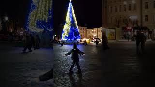 ТЕРНОПІЛЬ. Головна ялинка 🤎 #merrychristmas #christmas #файнемісто