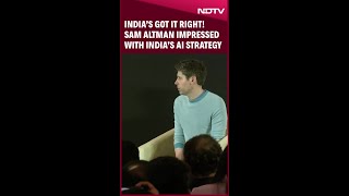 Sam Altman India AI | Whatever India Is Doing, It's Working, Says OpenAI CEO On India's AI Strategy