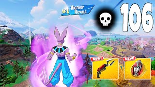 106 Elimination Solo Vs Squads "Zero Build" Gameplay Wins (NEW Fortnite Chapter 6 PC)