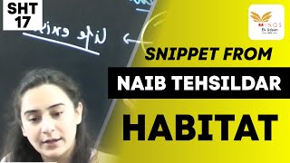 WHY HABITATS MATTER | SHORTS FROM OUR NAIB TEHSILDAR BATCH | SHT17