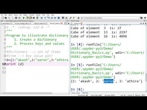 Dictionary Basics