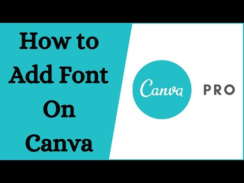 How to add Custom Font in Canva | How to add more Fonts in Canva | Canva Me font kaise Add kare 2021